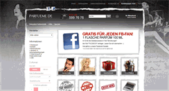 Desktop Screenshot of parfueme.de