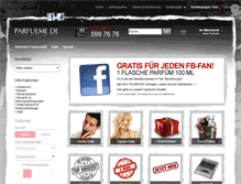 Tablet Screenshot of parfueme.de